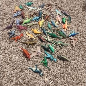 Lots of mini dinosaurs
